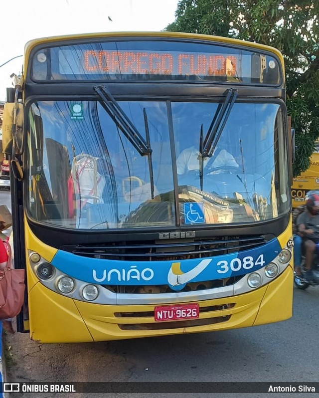 Viação União 3084 na cidade de Viçosa, Minas Gerais, Brasil, por Antonio Silva. Número da foto: #12651811.