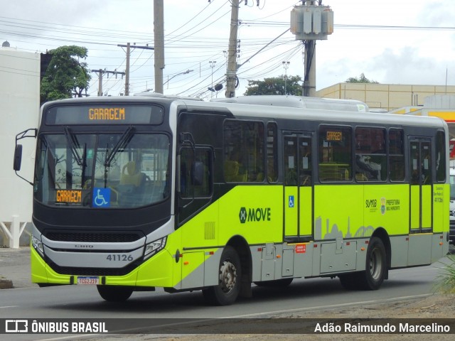 Urca Auto Ônibus 41126 na cidade de Belo Horizonte, Minas Gerais, Brasil, por Adão Raimundo Marcelino. Número da foto: #12651512.