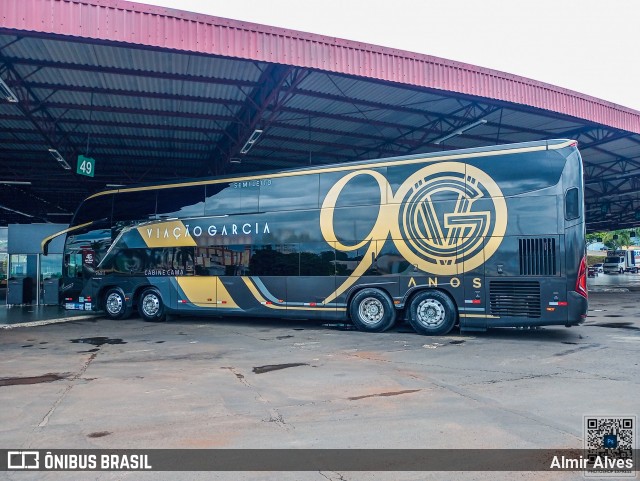 Viação Garcia 96011 na cidade de Londrina, Paraná, Brasil, por Almir Alves. Número da foto: #12652371.