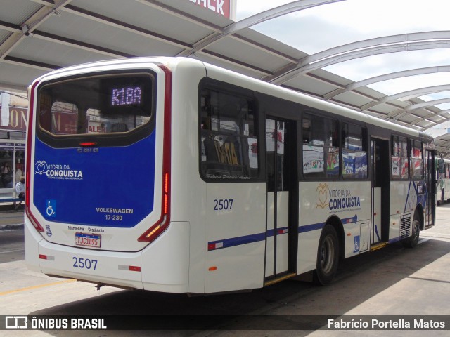 ATT - Atlântico Transportes e Turismo - Vitória da Conquista 2507 na cidade de Vitória da Conquista, Bahia, Brasil, por Fabrício Portella Matos. Número da foto: #12652612.