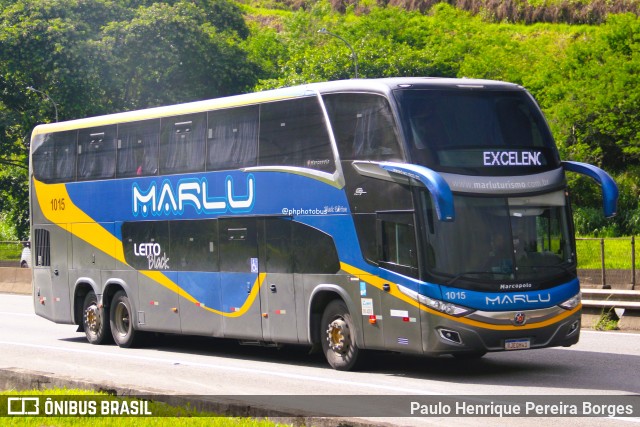 Marlu Turismo 1015 na cidade de Piraí, Rio de Janeiro, Brasil, por Paulo Henrique Pereira Borges. Número da foto: #12653839.