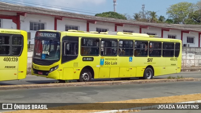 Viação Primor 400.215 na cidade de São Luís, Maranhão, Brasil, por JOIADA MARTINS. Número da foto: #12651739.