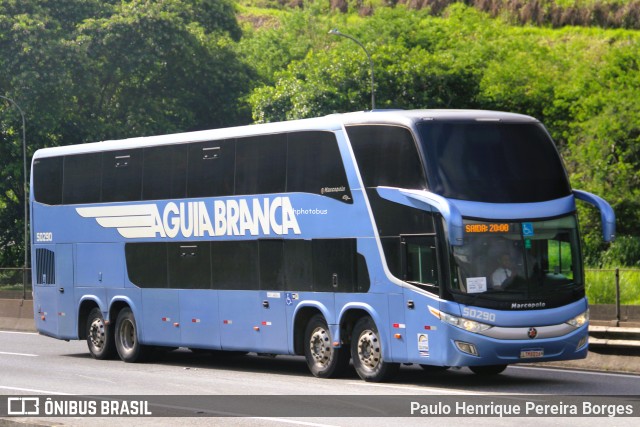 Viação Águia Branca 50290 na cidade de Piraí, Rio de Janeiro, Brasil, por Paulo Henrique Pereira Borges. Número da foto: #12653658.