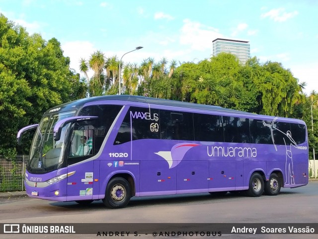 Viação Umuarama 11020 na cidade de Curitiba, Paraná, Brasil, por Andrey  Soares Vassão. Número da foto: #12651666.