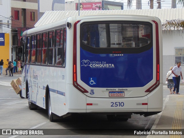 ATT - Atlântico Transportes e Turismo - Vitória da Conquista 2510 na cidade de Vitória da Conquista, Bahia, Brasil, por Fabrício Portella Matos. Número da foto: #12652625.
