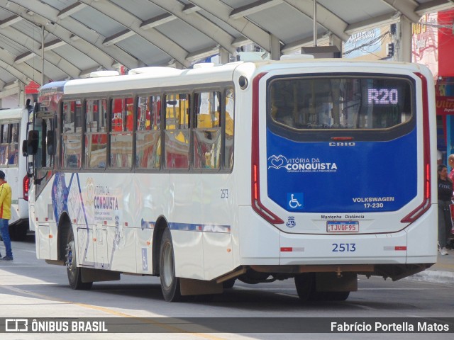 ATT - Atlântico Transportes e Turismo - Vitória da Conquista 2513 na cidade de Vitória da Conquista, Bahia, Brasil, por Fabrício Portella Matos. Número da foto: #12653321.