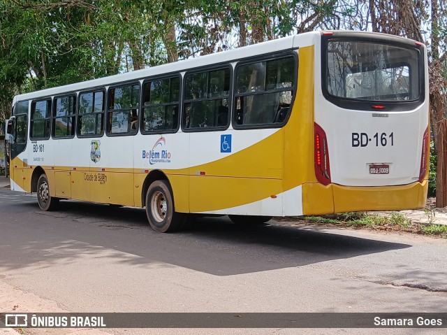 Belém Rio Transportes BD-161 na cidade de Belém, Pará, Brasil, por Samara Goes. Número da foto: #12652320.