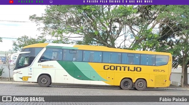 Empresa Gontijo de Transportes 18575 na cidade de Vitória da Conquista, Bahia, Brasil, por Fábio Paixão. Número da foto: #12653906.