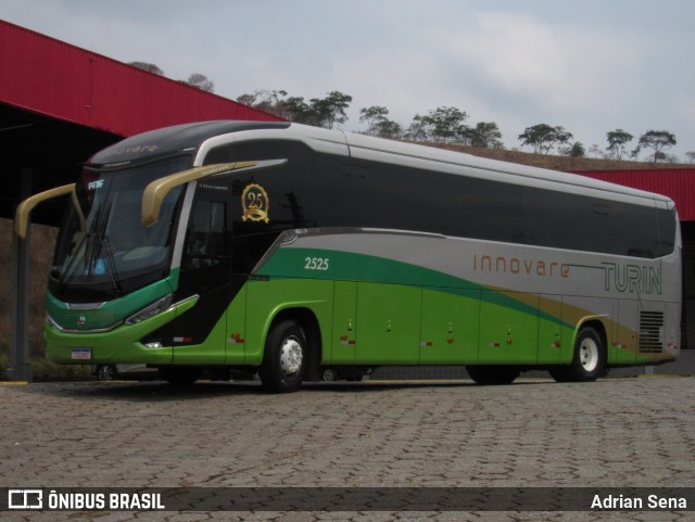 Turin Transportes 2525 na cidade de João Monlevade, Minas Gerais, Brasil, por Adrian Sena. Número da foto: #12652658.