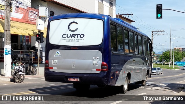 Curto Transporte e Turismo 0250 na cidade de Serra, Espírito Santo, Brasil, por Thaynan Sarmento. Número da foto: #12653180.