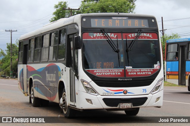Ypacarai Transporte S.A. - Línea 242 75 na cidade de Ypacaraí, Central, Paraguai, por José Paredes. Número da foto: #12653986.