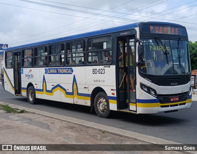 Belém Rio Transportes BD-023 na cidade de Belém, Pará, Brasil, por Samara Goes. Número da foto: #12652348.