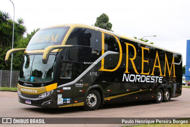 Expresso Nordeste 61115 na cidade de Curitiba, Paraná, Brasil, por Paulo Henrique Pereira Borges. Número da foto: #12653525.