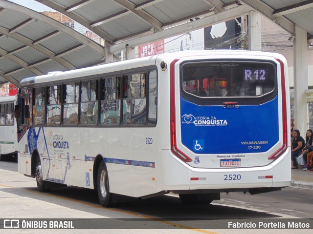 ATT - Atlântico Transportes e Turismo - Vitória da Conquista 2520 na cidade de Vitória da Conquista, Bahia, Brasil, por Fabrício Portella Matos. Número da foto: #12652617.