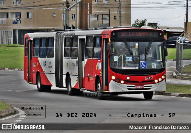 Itajaí Transportes Coletivos 2935 na cidade de Campinas, São Paulo, Brasil, por Moaccir  Francisco Barboza. Número da foto: #12652318.