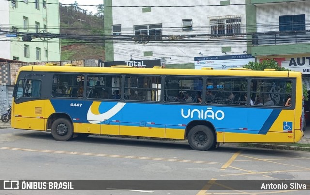Viação União 4447 na cidade de Viçosa, Minas Gerais, Brasil, por Antonio Silva. Número da foto: #12652953.