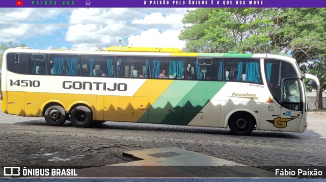 Empresa Gontijo de Transportes 14510 na cidade de Vitória da Conquista, Bahia, Brasil, por Fábio Paixão. Número da foto: #12651556.