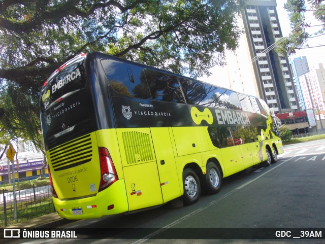 Viação Garcia 0006 na cidade de Curitiba, Paraná, Brasil, por GDC __39AM. Número da foto: #12655804.