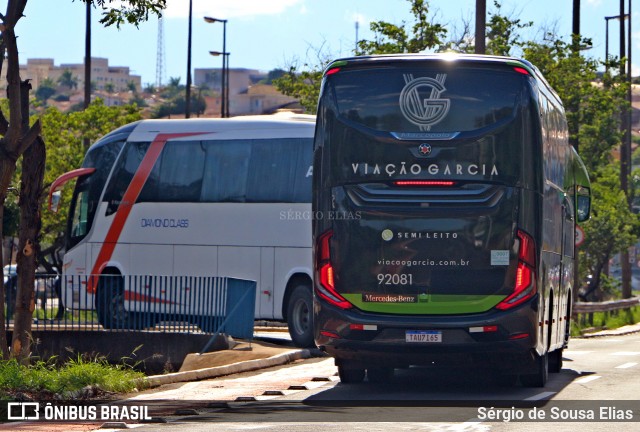 Viação Garcia 92081 na cidade de Bauru, São Paulo, Brasil, por Sérgio de Sousa Elias. Número da foto: #12655455.