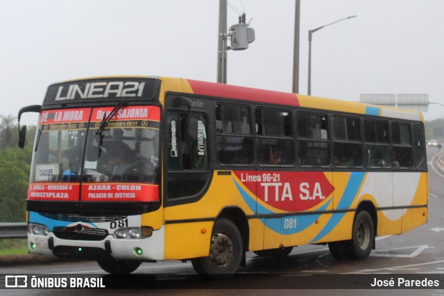 TTA S.A. - Línea 96 081 na cidade de Caacupé, Cordillera, Paraguai, por José Paredes. Número da foto: #12654616.