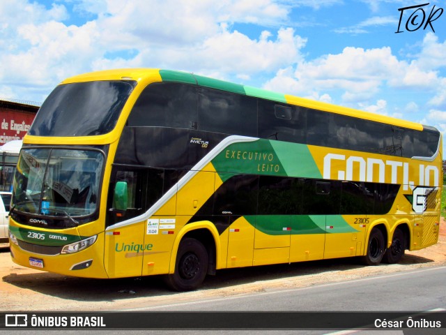 Empresa Gontijo de Transportes 23105 na cidade de Belo Horizonte, Minas Gerais, Brasil, por César Ônibus. Número da foto: #12655109.