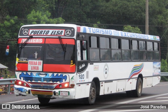 Cooperativa de Transporte Elseno Ko Che Ltda - Linea 101 820 na cidade de Caacupé, Cordillera, Paraguai, por José Paredes. Número da foto: #12655032.