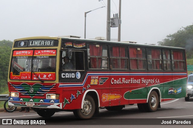 Linea 18-1  - Coronel Martinez Yegros 22 na cidade de Caacupé, Cordillera, Paraguai, por José Paredes. Número da foto: #12654798.