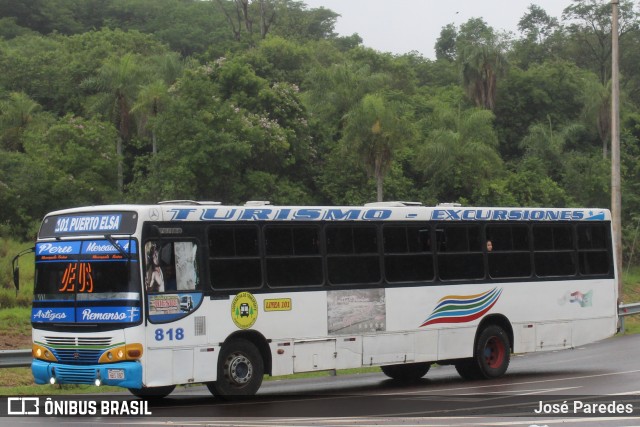 Cooperativa de Transporte Elseno Ko Che Ltda - Linea 101 818 na cidade de Caacupé, Cordillera, Paraguai, por José Paredes. Número da foto: #12655018.