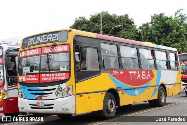 TTA S.A. - Línea 96 46 na cidade de Caacupé, Cordillera, Paraguai, por José Paredes. Número da foto: #12654604.