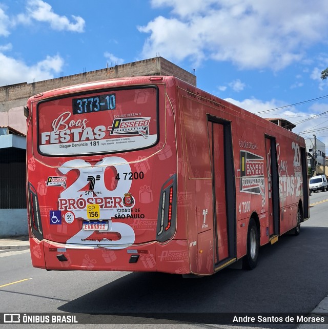 Pêssego Transportes 4 7200 na cidade de São Paulo, São Paulo, Brasil, por Andre Santos de Moraes. Número da foto: #12654626.