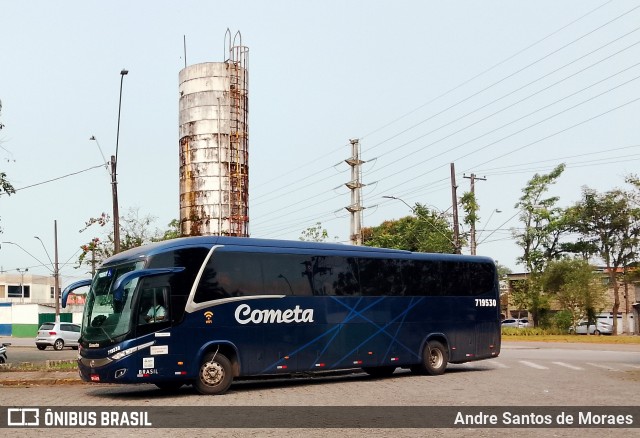 Viação Cometa 719530 na cidade de Cubatão, São Paulo, Brasil, por Andre Santos de Moraes. Número da foto: #12654871.