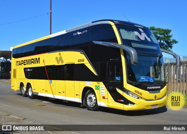 Viação Nova Itapemirim 40946 na cidade de Porto Alegre, Rio Grande do Sul, Brasil, por Rui Hirsch. Número da foto: #12654528.