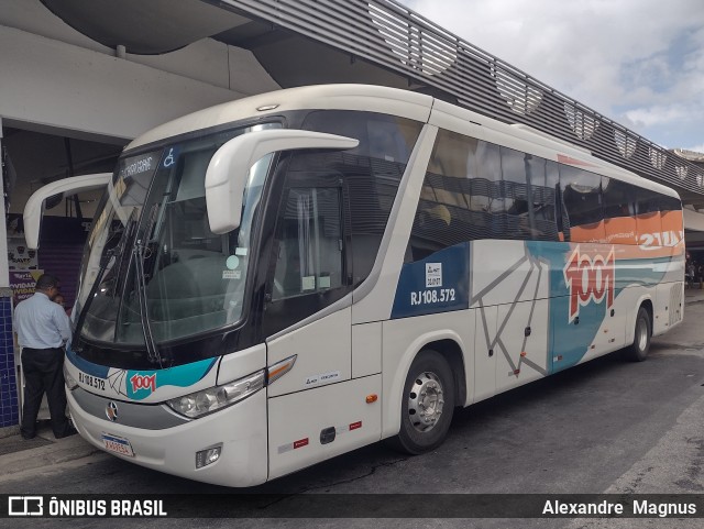 Auto Viação 1001 RJ 108.572 na cidade de Rio de Janeiro, Rio de Janeiro, Brasil, por Alexandre  Magnus. Número da foto: #12654259.