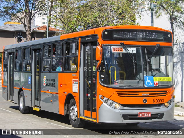 TRANSPPASS - Transporte de Passageiros 8 0993 na cidade de São Paulo, São Paulo, Brasil, por Rafael Cota. Número da foto: #12654831.