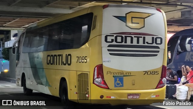 Empresa Gontijo de Transportes 7085 na cidade de Feira de Santana, Bahia, Brasil, por Fábio Paixão. Número da foto: #12607357.