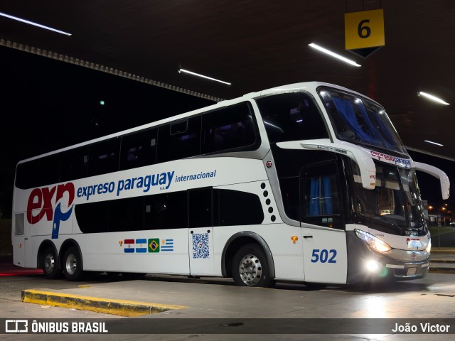 Expreso Paraguay S.A. 502 na cidade de Foz do Iguaçu, Paraná, Brasil, por João Victor. Número da foto: #12609636.