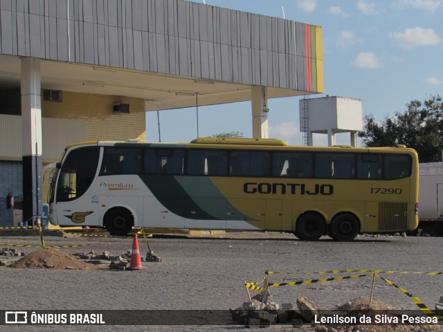 Empresa Gontijo de Transportes 17290 na cidade de Caruaru, Pernambuco, Brasil, por Lenilson da Silva Pessoa. Número da foto: #12608941.