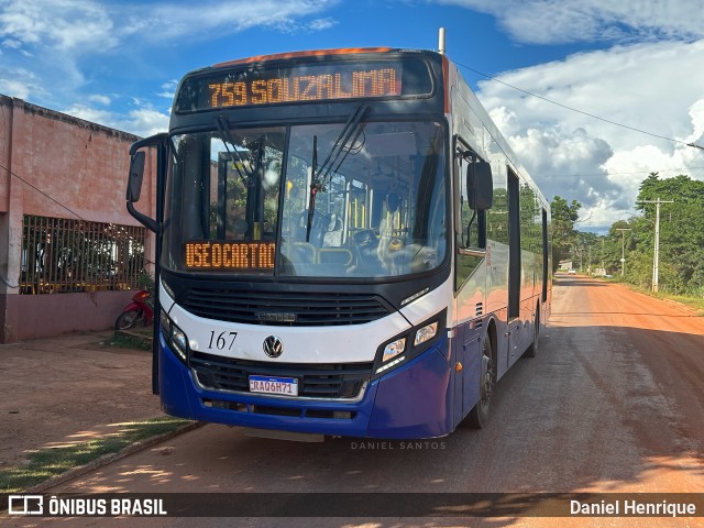 União Transportes 167 na cidade de Várzea Grande, Mato Grosso, Brasil, por Daniel Henrique. Número da foto: #12606625.