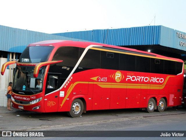 Auto Viação Porto Rico 2403 na cidade de Timon, Maranhão, Brasil, por João Victor. Número da foto: #12608539.
