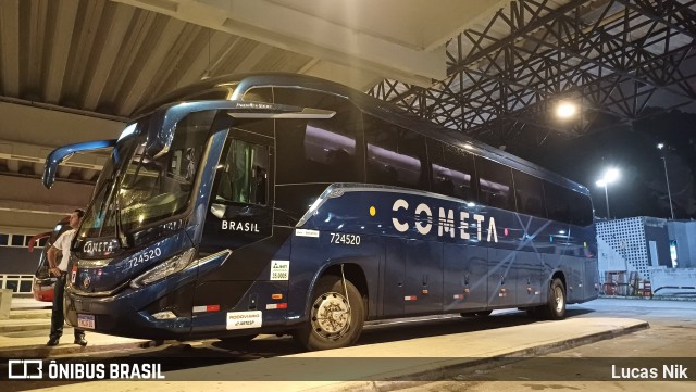Viação Cometa 724520 na cidade de Santos, São Paulo, Brasil, por Lucas Nik. Número da foto: #12609869.