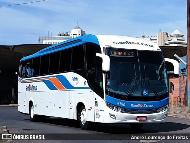 VUSC - Viação União Santa Cruz 4180 na cidade de Porto Alegre, Rio Grande do Sul, Brasil, por André Lourenço de Freitas. Número da foto: #12607516.