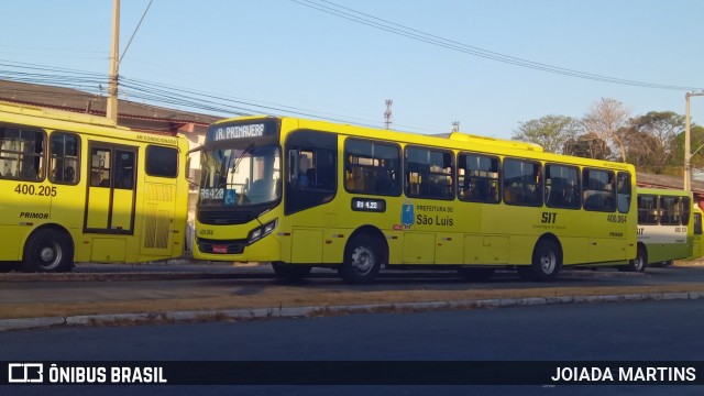 Viação Primor 400.064 na cidade de São Luís, Maranhão, Brasil, por JOIADA MARTINS. Número da foto: #12606730.