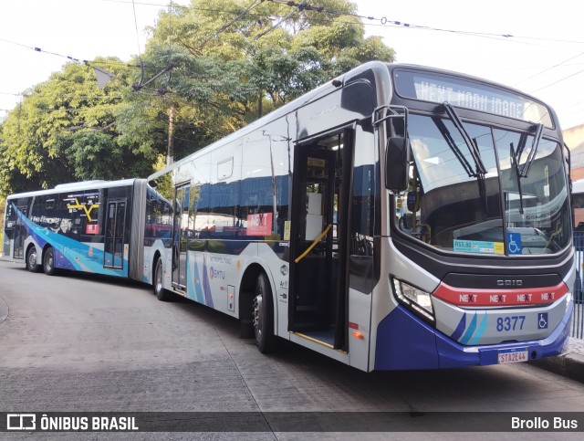 Next Mobilidade - ABC Sistema de Transporte 8377 na cidade de São Paulo, São Paulo, Brasil, por Brollo Bus. Número da foto: #12609794.