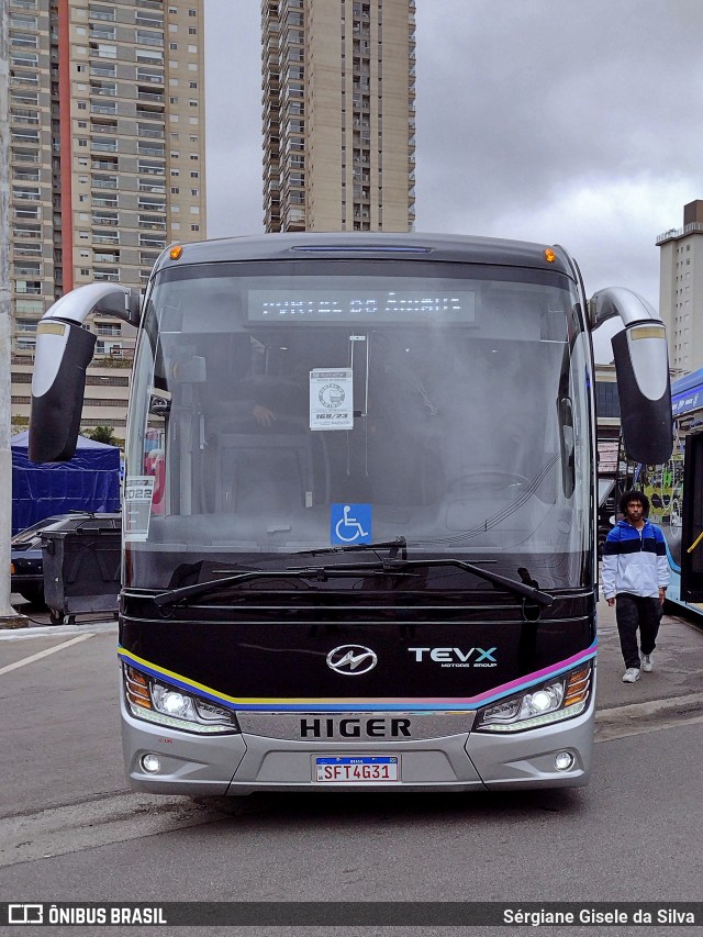 Higer KLQ111HYAEV na cidade de Barueri, São Paulo, Brasil, por Sérgiane Gisele da Silva. Número da foto: #12606746.