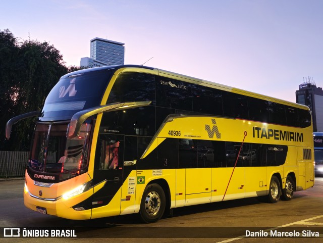 Viação Nova Itapemirim 40936 na cidade de Curitiba, Paraná, Brasil, por Danilo Marcelo Silva. Número da foto: #12607334.