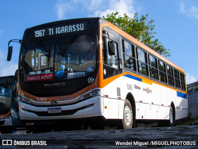 Cidade Alta Transportes 1.063 na cidade de Olinda, Pernambuco, Brasil, por Wendel Miguel /MIGUELPHOTOBUS. Número da foto: #12606990.