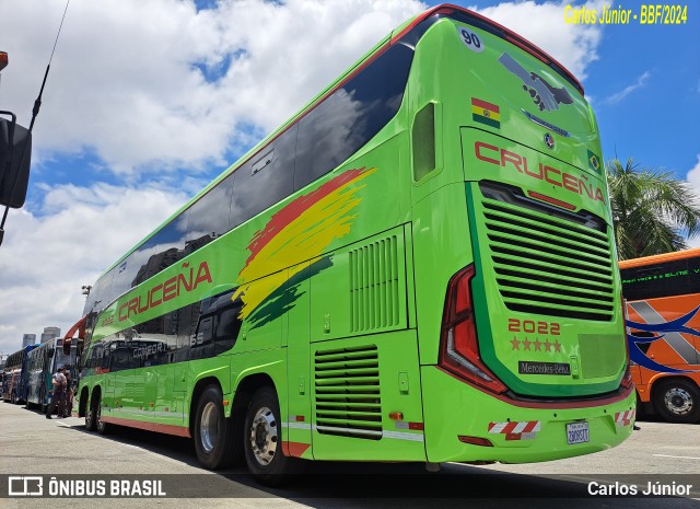 Autobuses Cruceña 2022 na cidade de Barueri, São Paulo, Brasil, por Carlos Júnior. Número da foto: #12607029.
