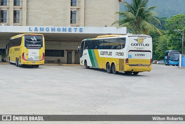 Empresa Gontijo de Transportes 17280 na cidade de Governador Valadares, Minas Gerais, Brasil, por Wilton Roberto. Número da foto: #12606784.