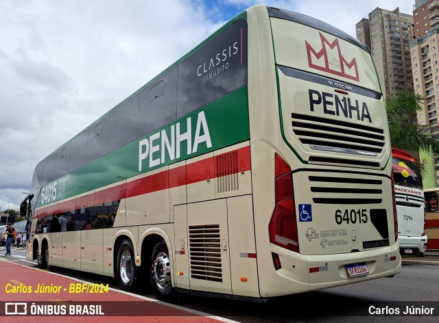Empresa de Ônibus Nossa Senhora da Penha 64015 na cidade de Barueri, São Paulo, Brasil, por Carlos Júnior. Número da foto: #12607040.