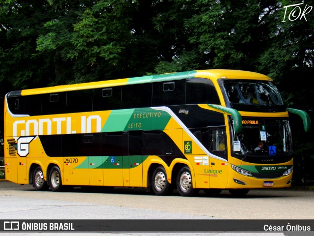Empresa Gontijo de Transportes 25070 na cidade de São Paulo, São Paulo, Brasil, por César Ônibus. Número da foto: #12609185.
